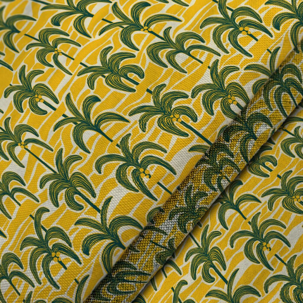 kalahari palms fabric surface pattern design by veronique de jong
