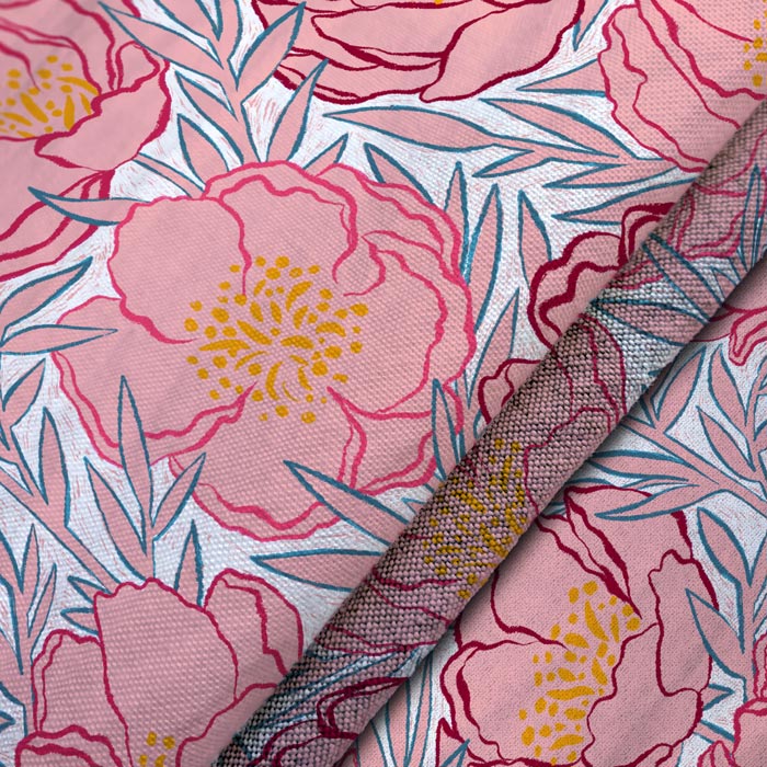 veronique de jong surface pattern design peony peonies pioenroos floral vintage